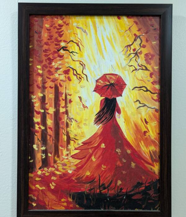 Scarlet-fall